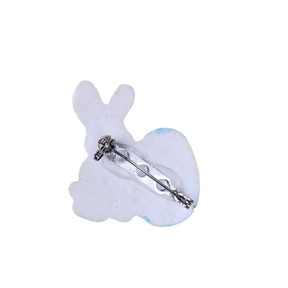 Vintage Bunny Rabbit and Easter Egg Pins - Picture 8 of 10